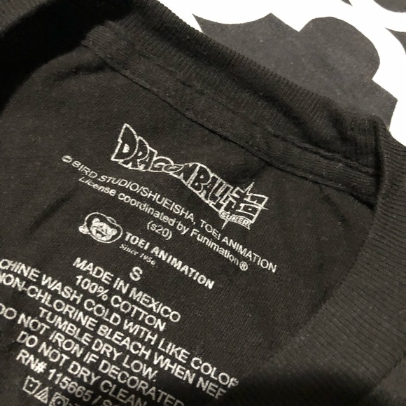 Dragon Ball Z Super Ultra Instinct Goku Black T-Shirt Men's Small Anime Manga - Picture 4 of 4